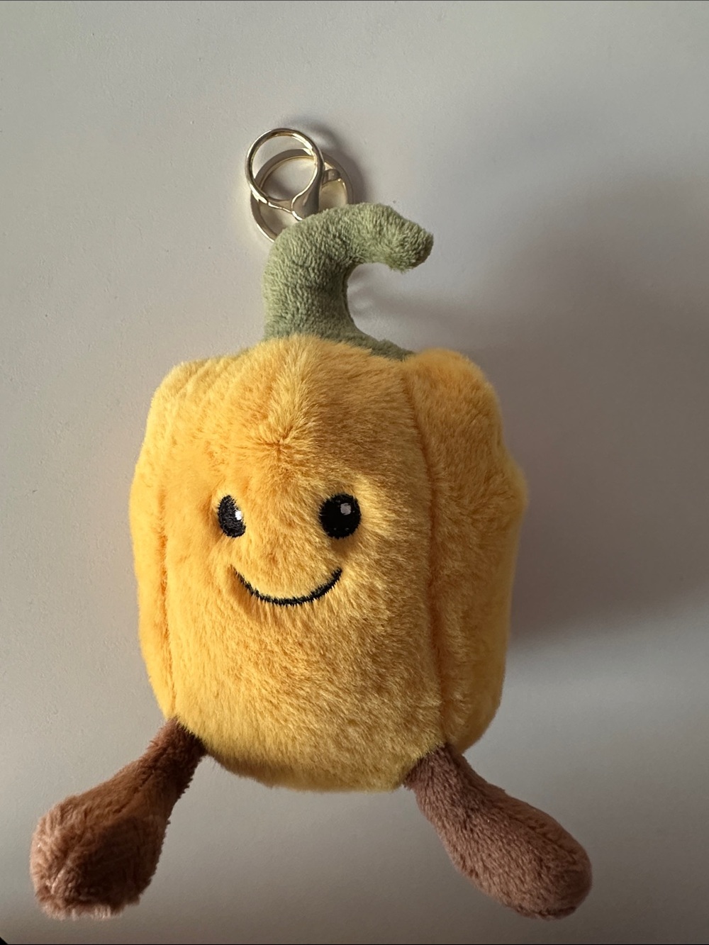 🎀Plush Yellow Bell Pepper Keychain